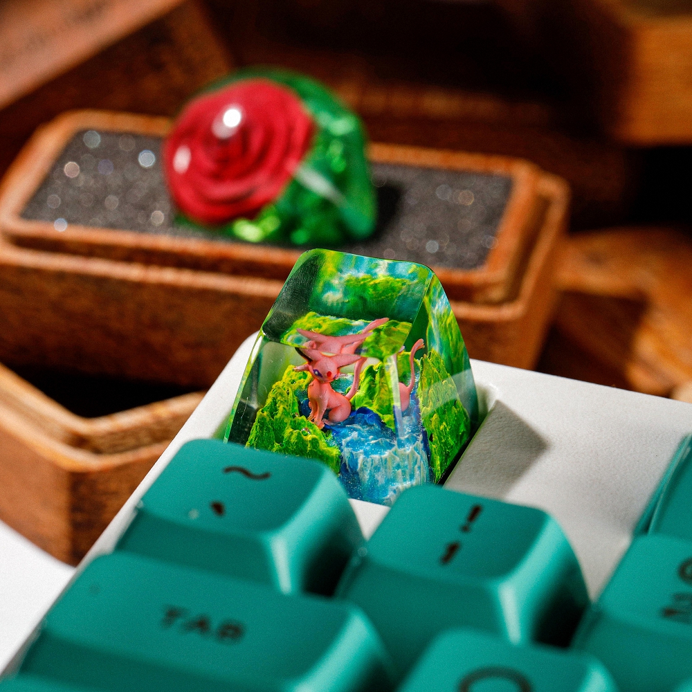 Pokemon - Espeon Artisan Keycap Breakwooden 2