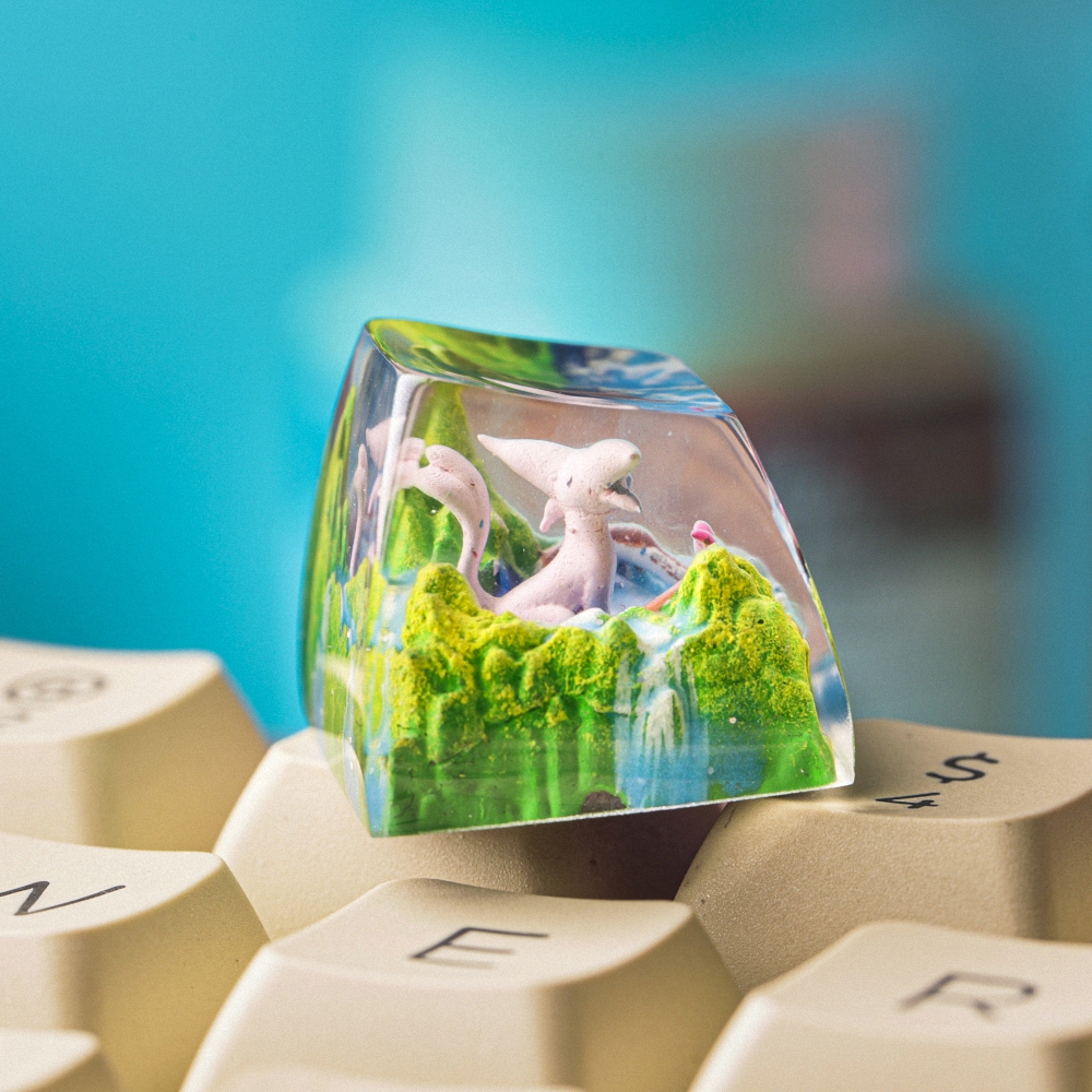 Pokemon - Espeon Artisan Keycap Breakwooden 4