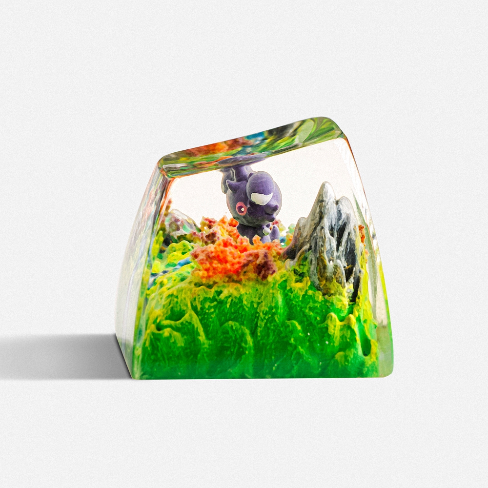 Pokemon - Espurr Artisan Keycap Breakwooden 2