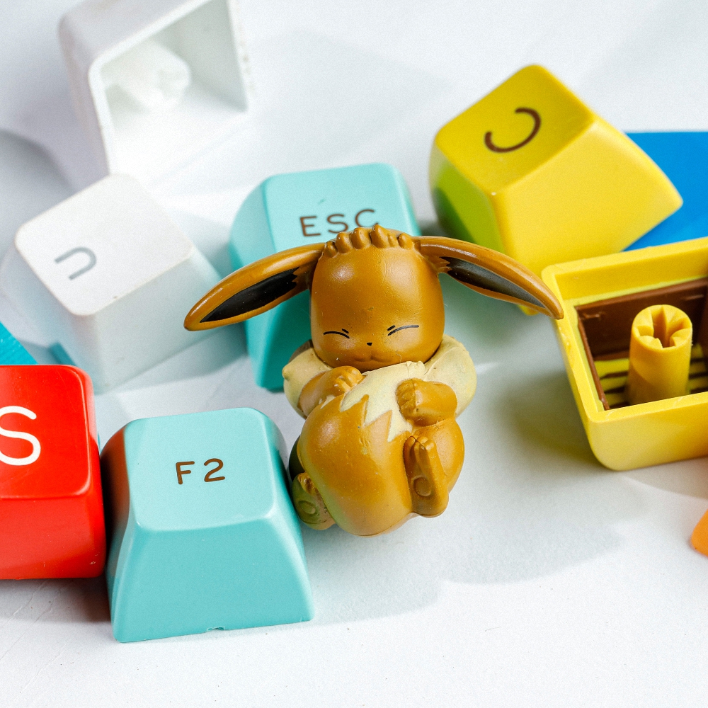 Pokemon - Evee Artisan Keycap Breakwooden