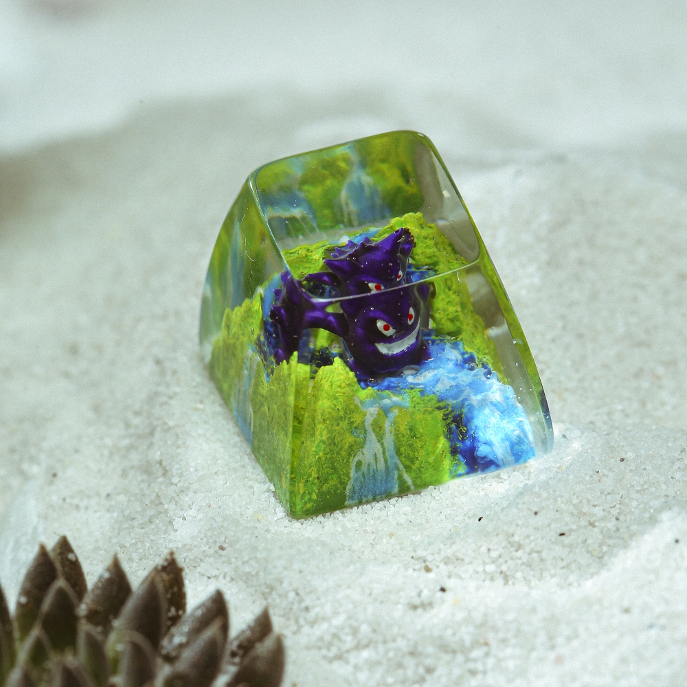 Pokemon - Gengar Artisan Keycap Breakwooden
