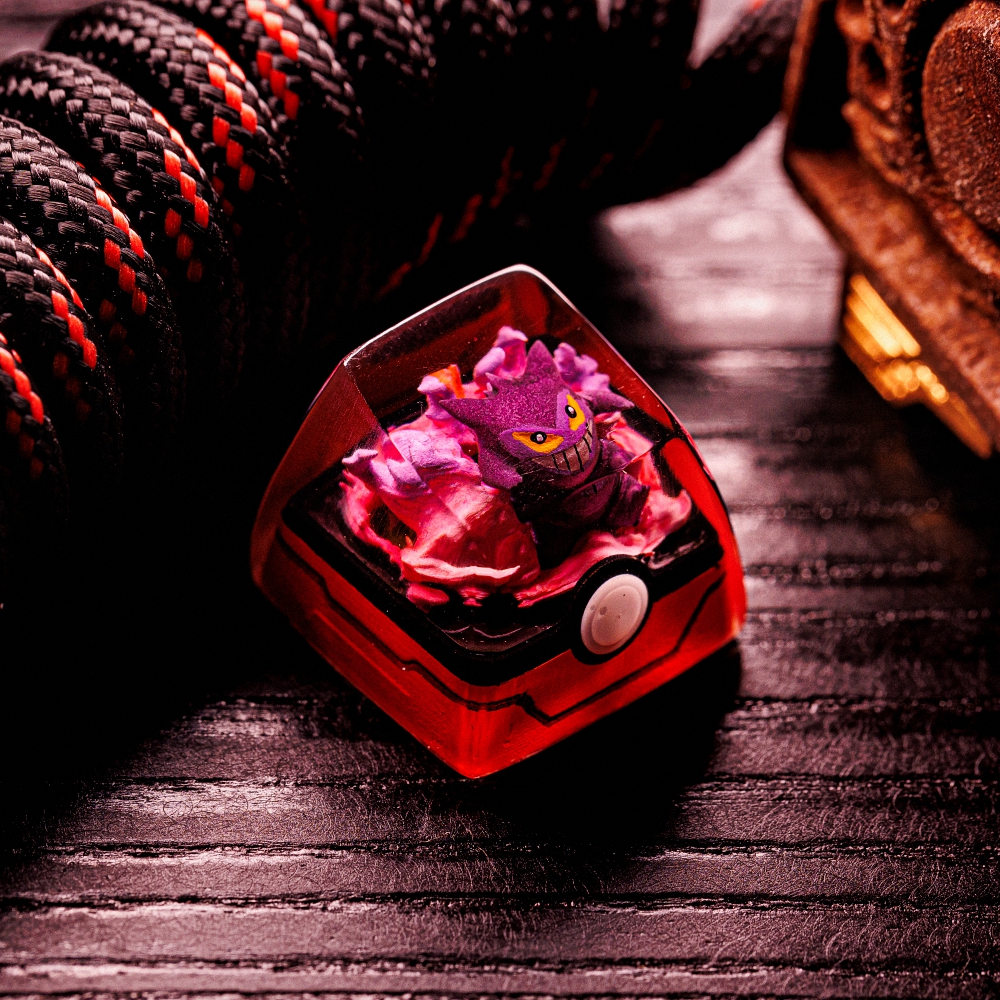 Pokemon - Gengar Artisan Keycap Breakwooden 10