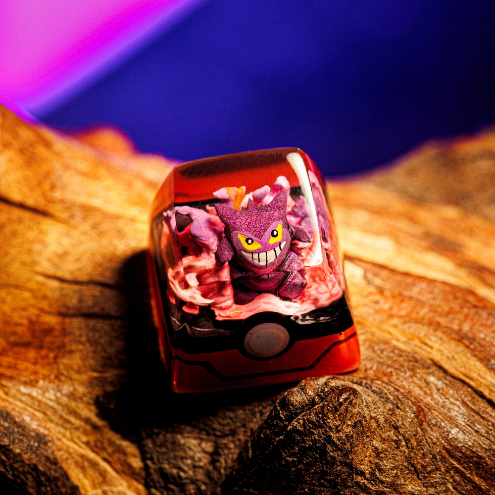 Pokemon - Gengar Artisan Keycap Breakwooden 10