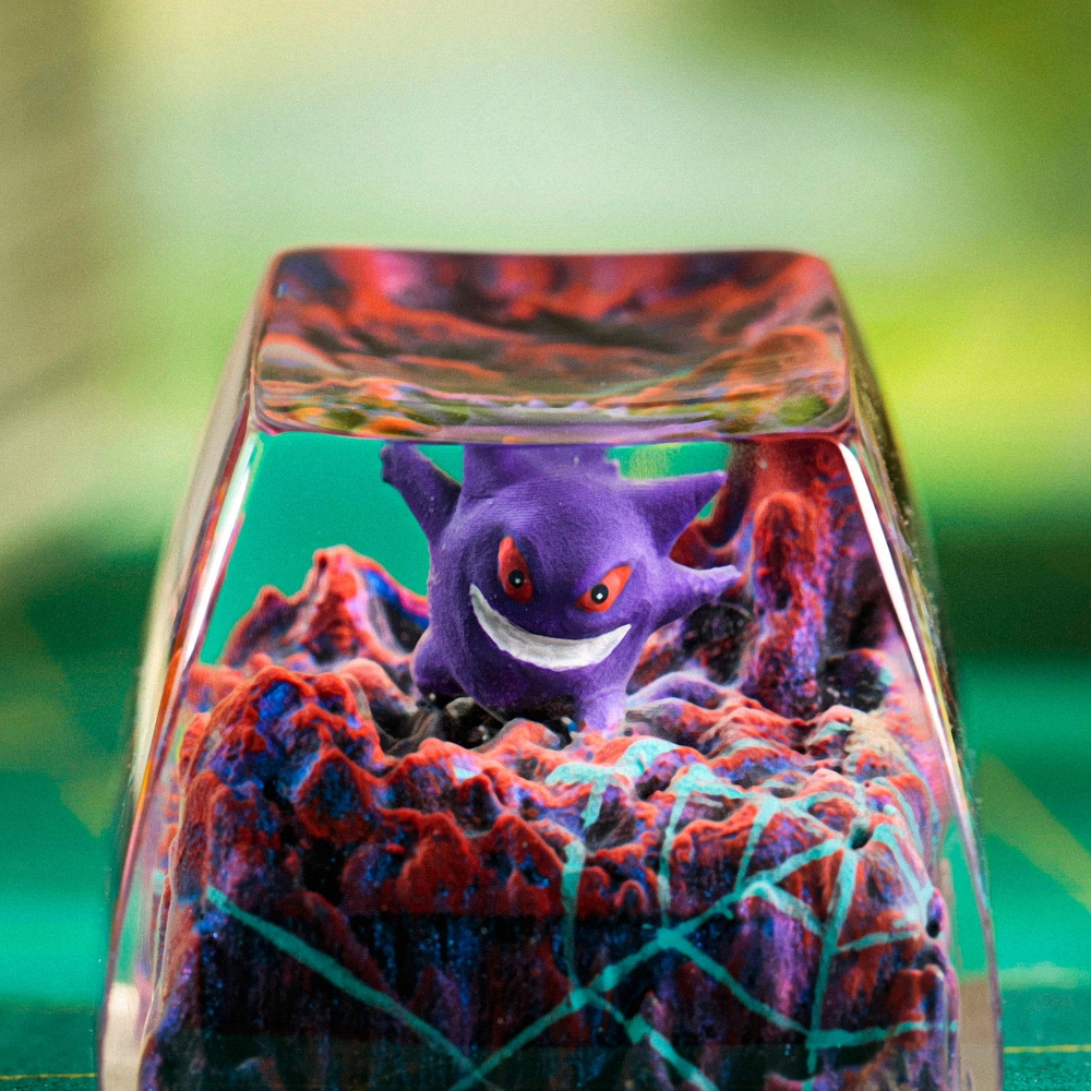 Pokemon - Gengar Artisan Keycap Breakwooden 15