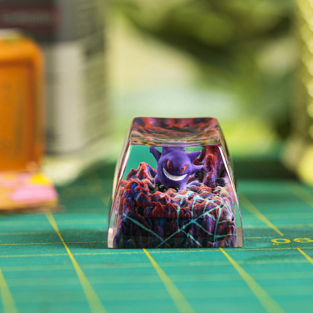Pokemon - Gengar Artisan Keycap Breakwooden 15