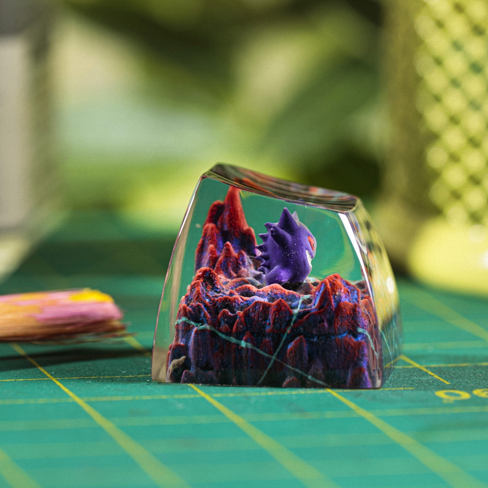 Pokemon - Gengar Artisan Keycap Breakwooden 15