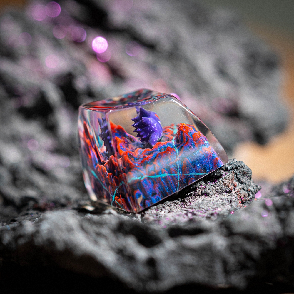 Pokemon - Gengar Artisan Keycap Breakwooden 16