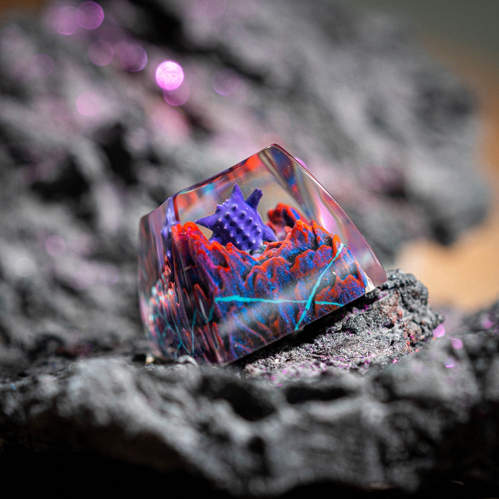 Pokemon - Gengar Artisan Keycap Breakwooden 16