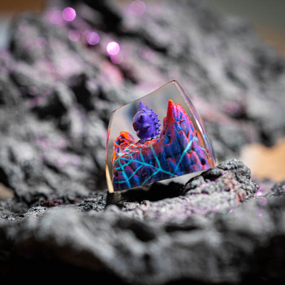 Pokemon - Gengar Artisan Keycap Breakwooden 16