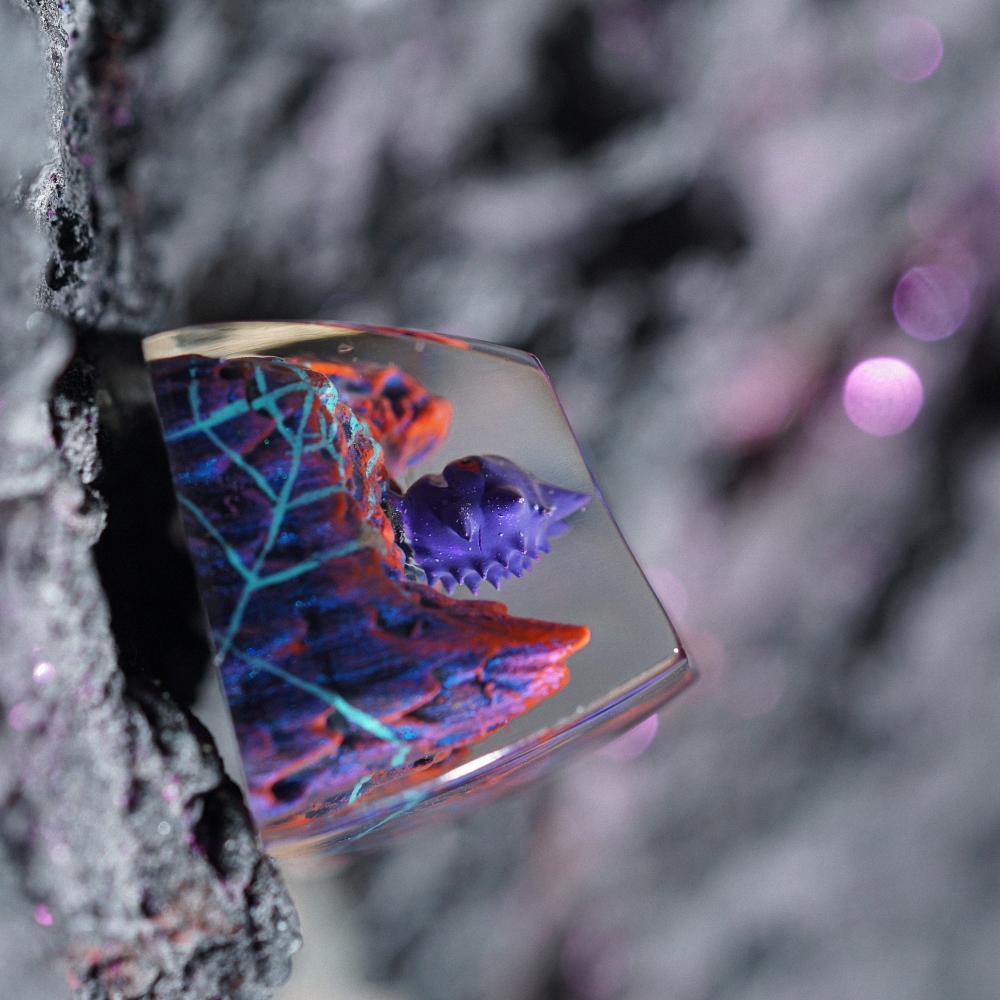 Pokemon - Gengar Artisan Keycap Breakwooden 16