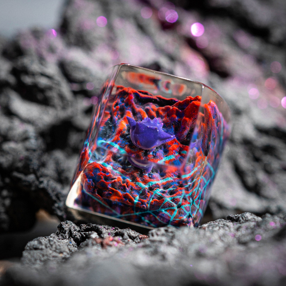 Pokemon - Gengar Artisan Keycap Breakwooden 16