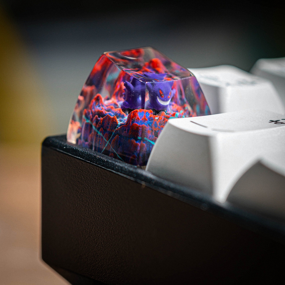 Pokemon - Gengar Artisan Keycap Breakwooden 16