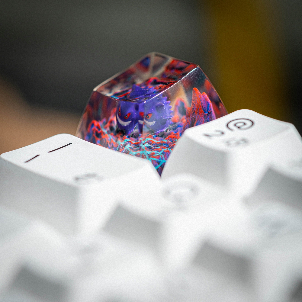 Pokemon - Gengar Artisan Keycap Breakwooden 16