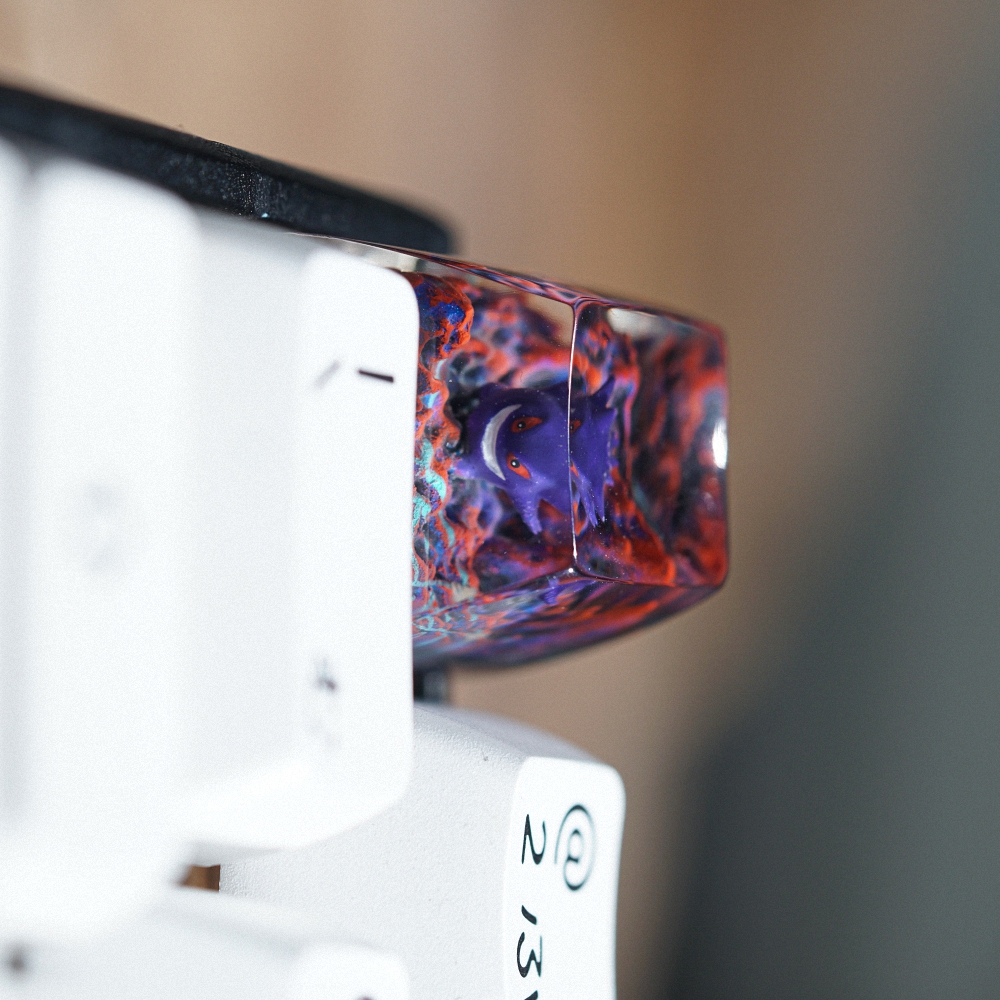 Pokemon - Gengar Artisan Keycap Breakwooden 16