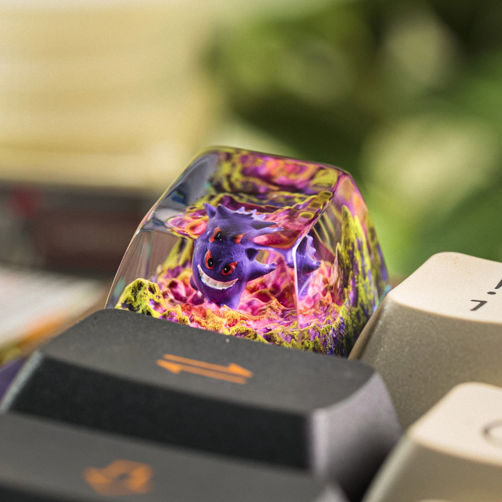 Pokemon - Gengar Artisan Keycap Breakwooden 18