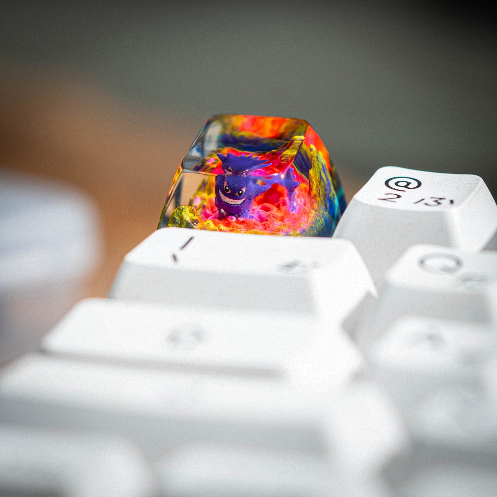 Pokemon - Gengar Artisan Keycap Breakwooden 19