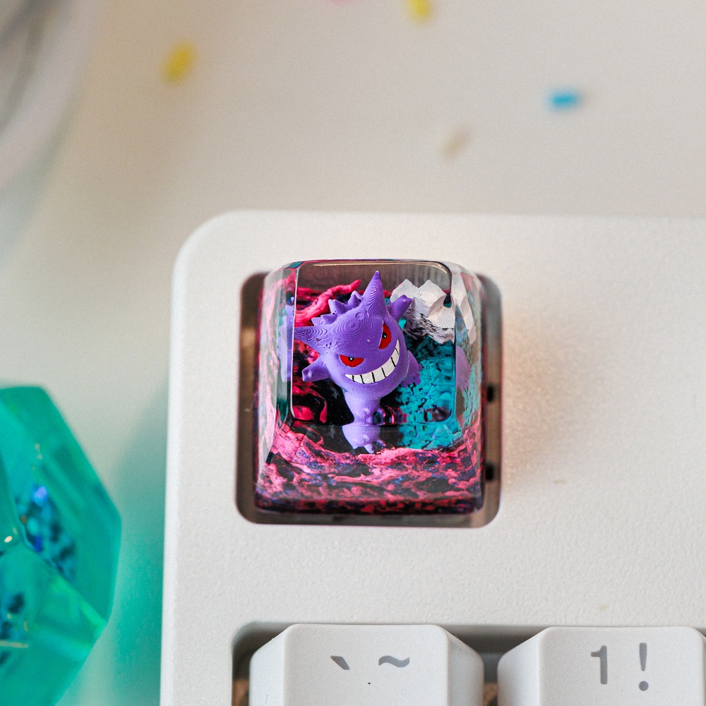 Pokemon - Gengar Artisan Keycap Breakwooden 2