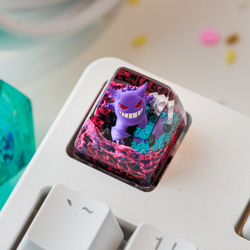Pokemon - Gengar Artisan Keycap Breakwooden 2