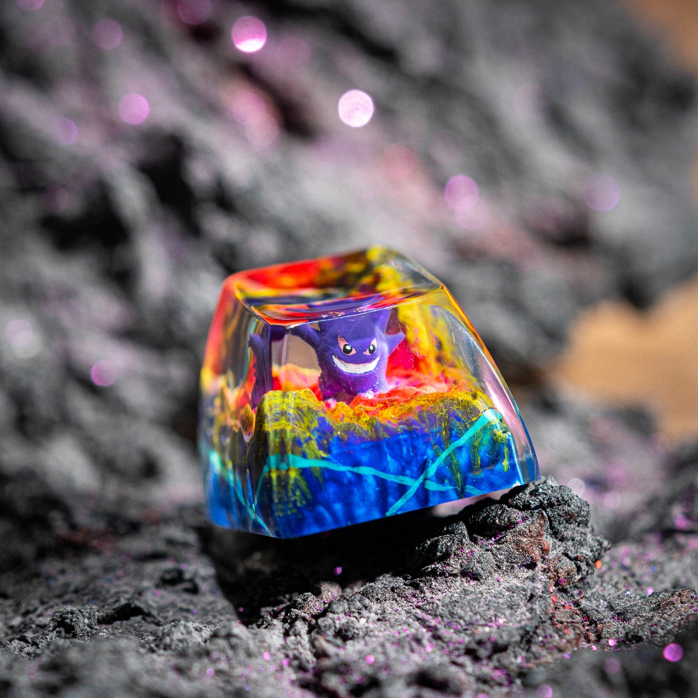 Pokemon - Gengar Artisan Keycap Breakwooden 20