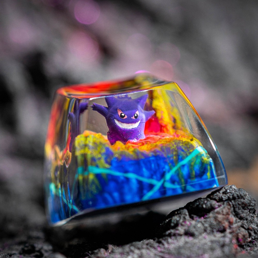 Pokemon - Gengar Artisan Keycap Breakwooden 20