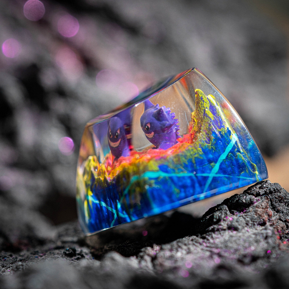 Pokemon - Gengar Artisan Keycap Breakwooden 20