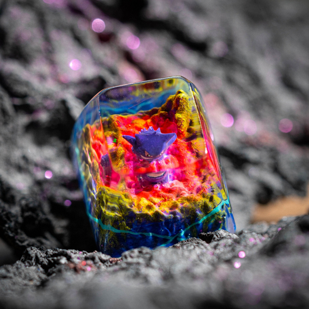 Pokemon - Gengar Artisan Keycap Breakwooden 20