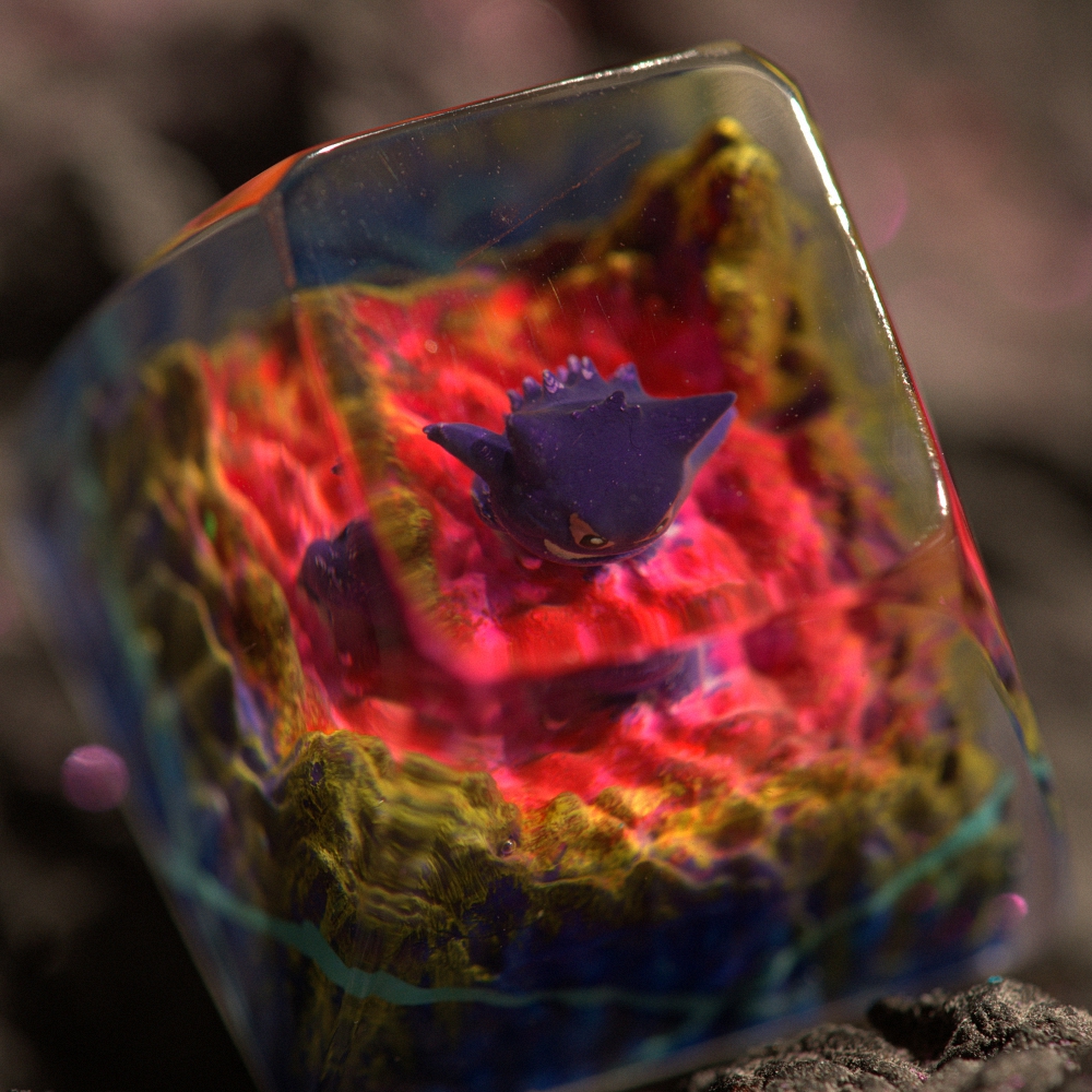 Pokemon - Gengar Artisan Keycap Breakwooden 20