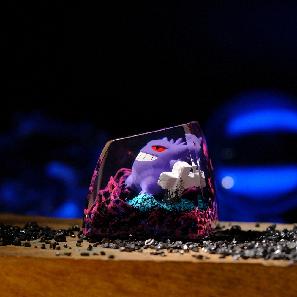 Pokemon - Gengar Artisan Keycap Breakwooden 5