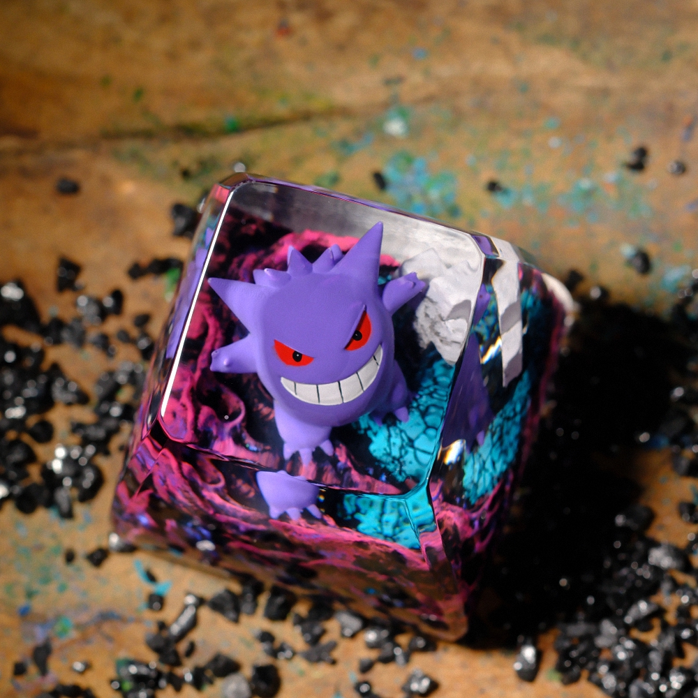 Pokemon - Gengar Artisan Keycap Breakwooden 5