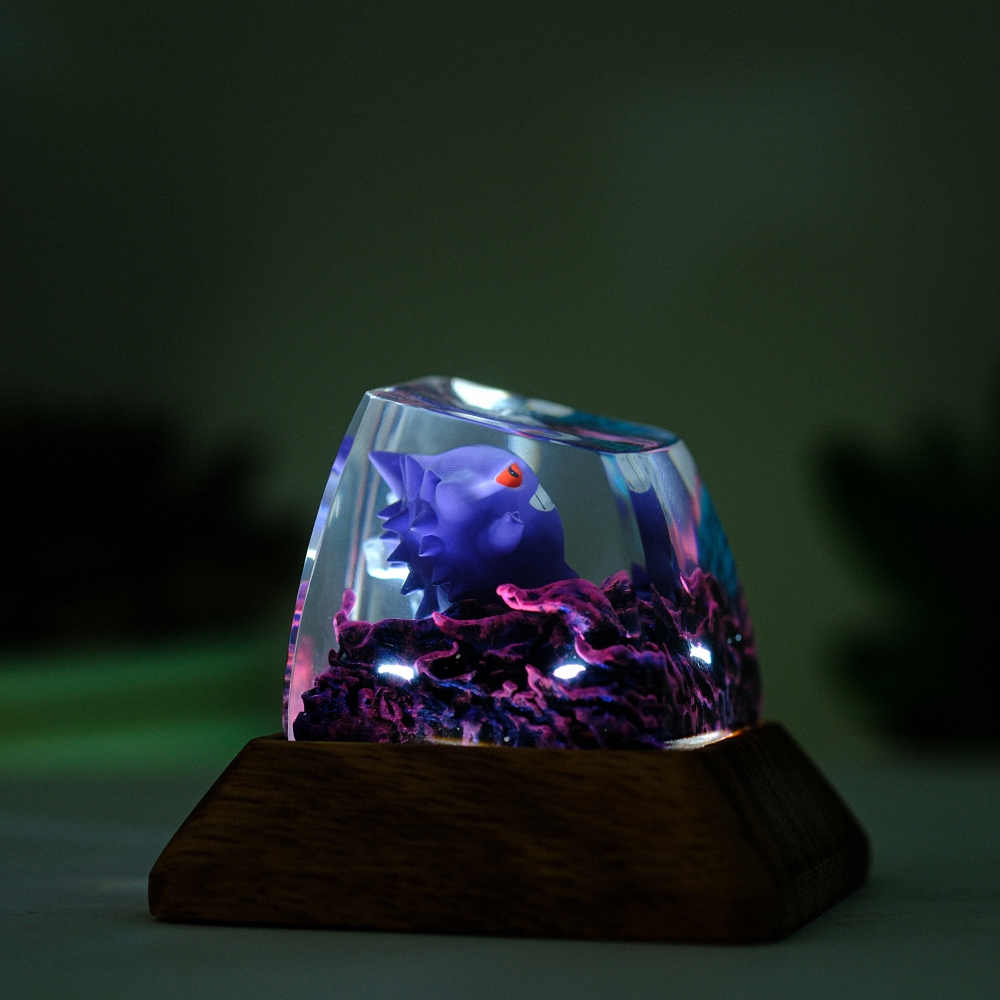 Pokemon - Gengar Artisan Keycap Breakwooden 5