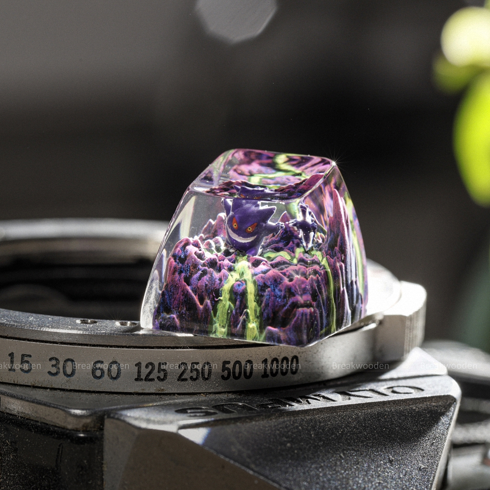 Pokemon - Gengar Artisan Keycap Breakwooden 6