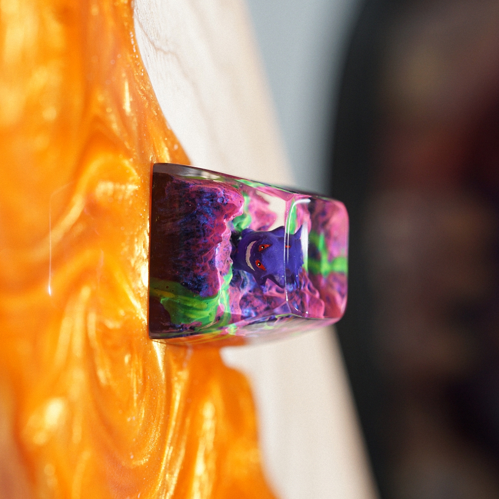 Pokemon - Gengar Artisan Keycap Breakwooden 7