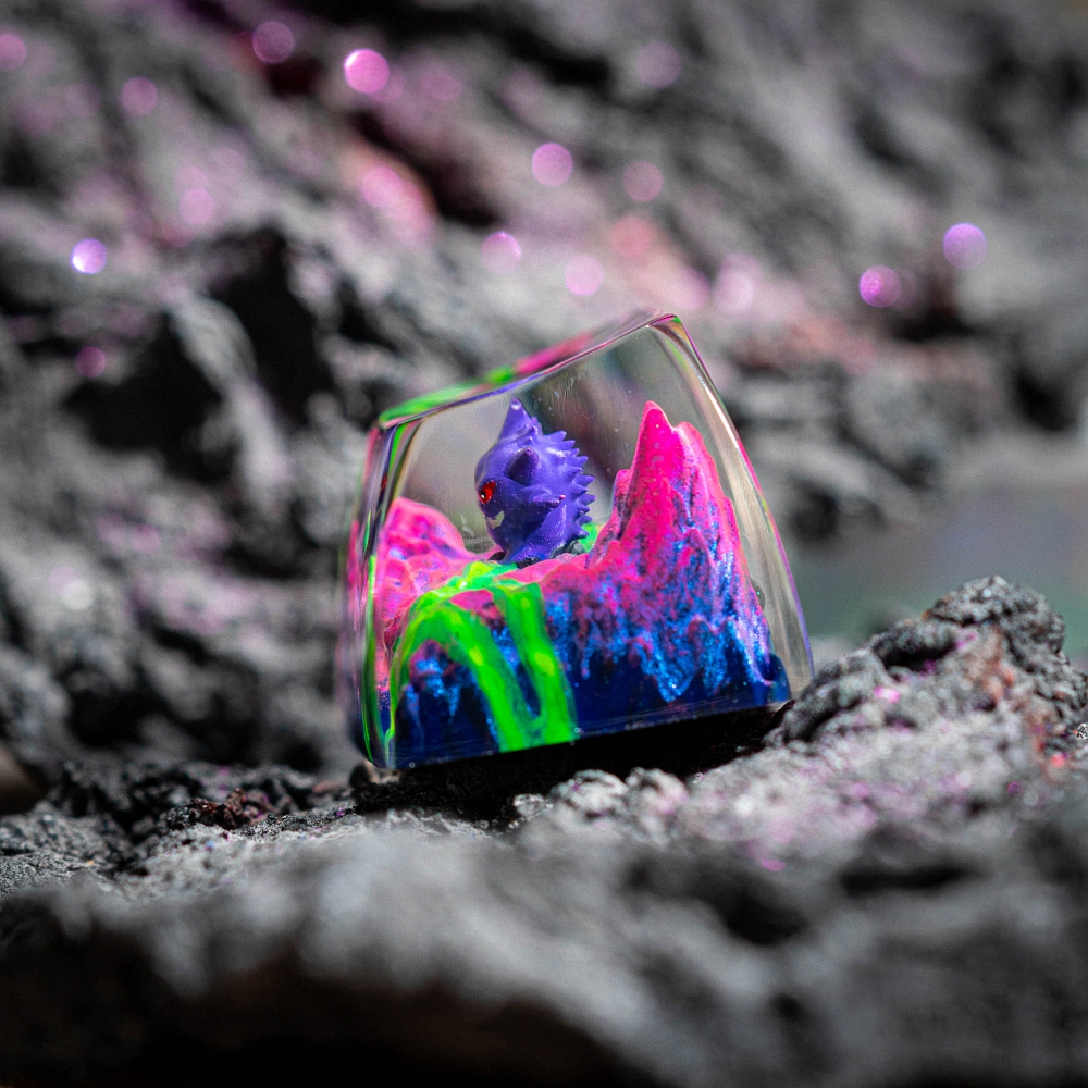 Pokemon - Gengar Artisan Keycap Breakwooden 7