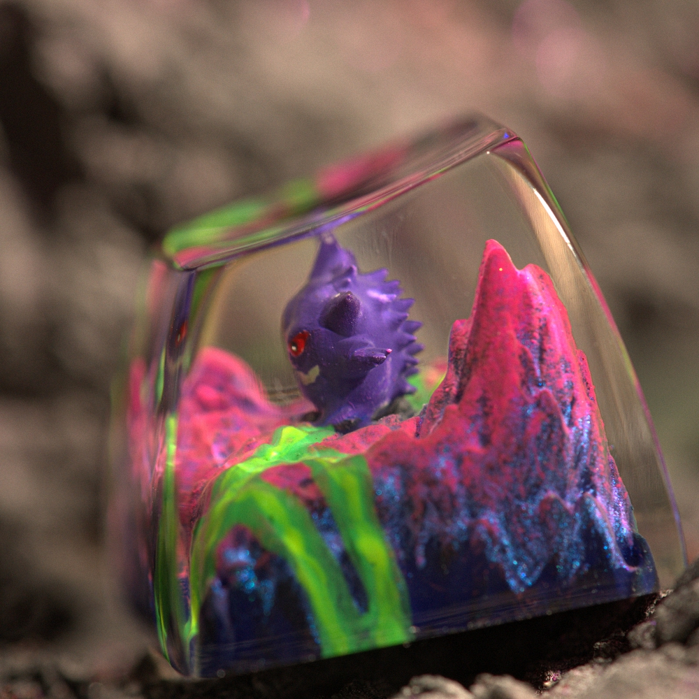 Pokemon - Gengar Artisan Keycap Breakwooden 7