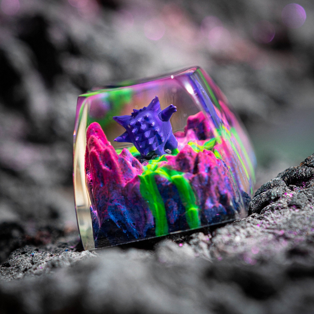 Pokemon - Gengar Artisan Keycap Breakwooden 7