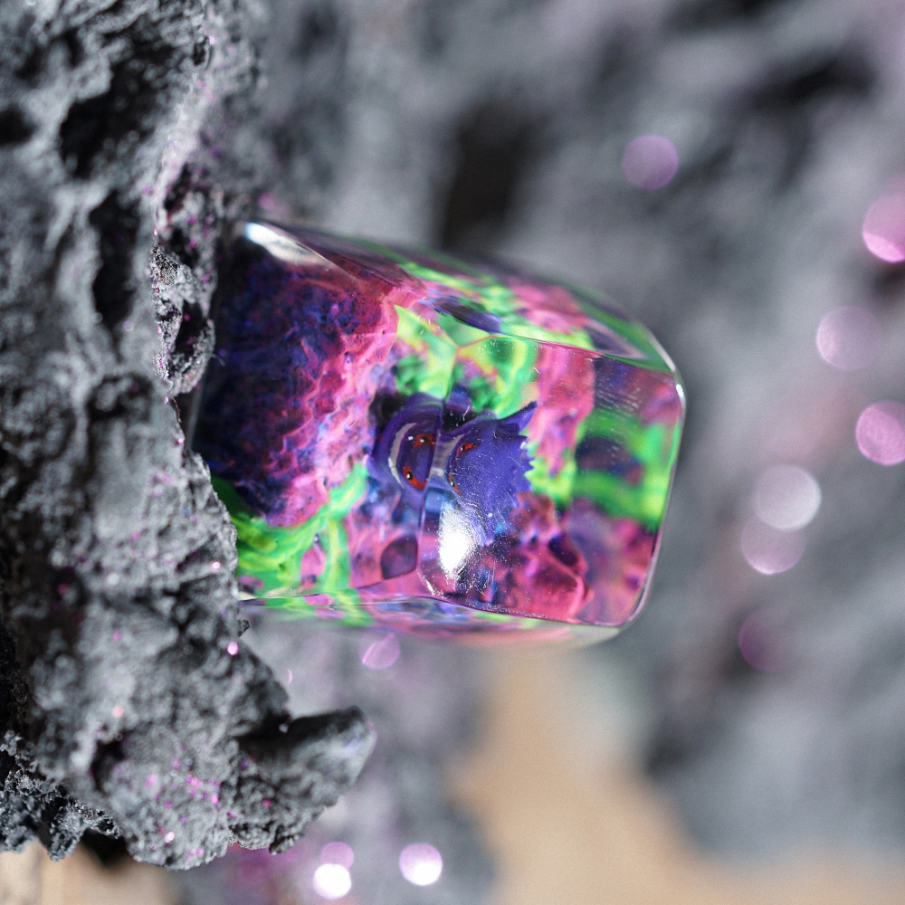 Pokemon - Gengar Artisan Keycap Breakwooden 7