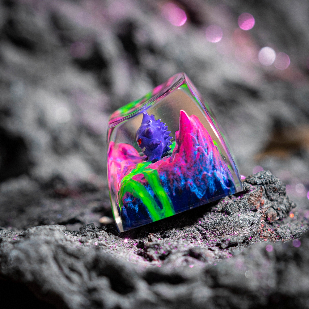 Pokemon - Gengar Artisan Keycap Breakwooden 7