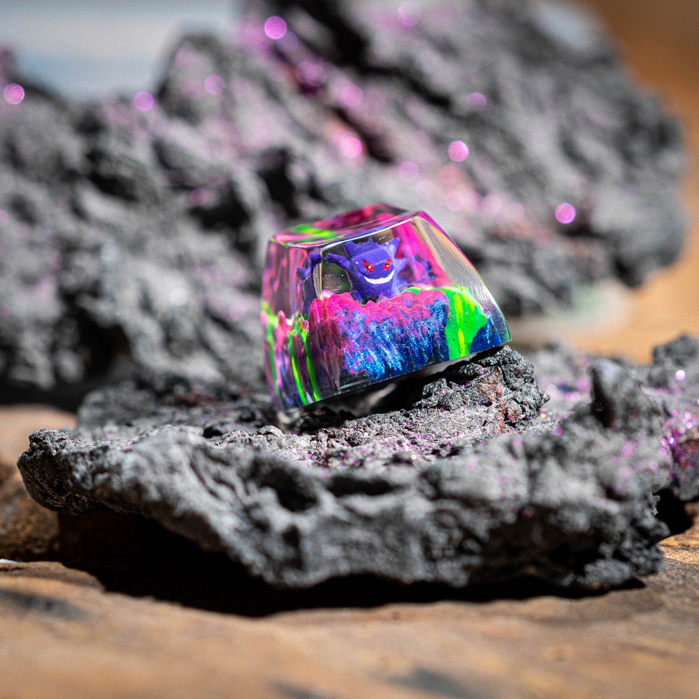 Pokemon - Gengar Artisan Keycap Breakwooden 7