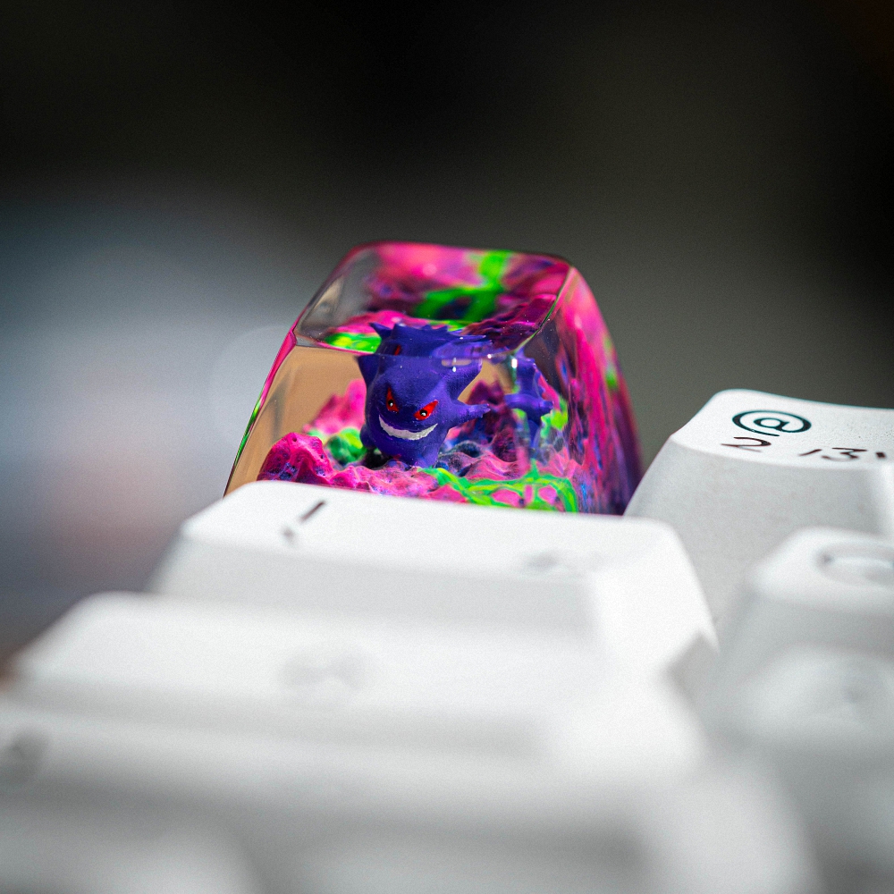 Pokemon - Gengar Artisan Keycap Breakwooden 8