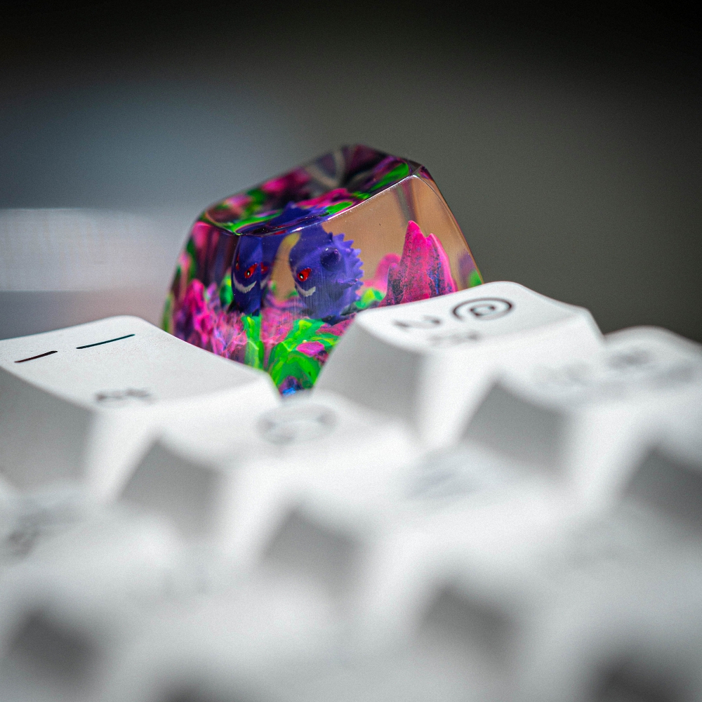 Pokemon - Gengar Artisan Keycap Breakwooden 8