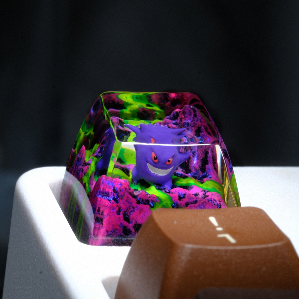 Pokemon - Gengar Artisan Keycap Breakwooden 9