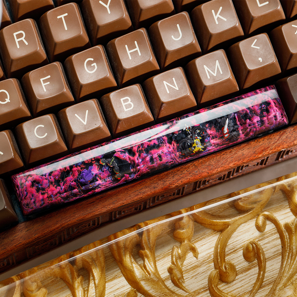 Pokemon - Gengar x Mega Banette x Giratina x Darkrai Artisan Keycap Breakwooden