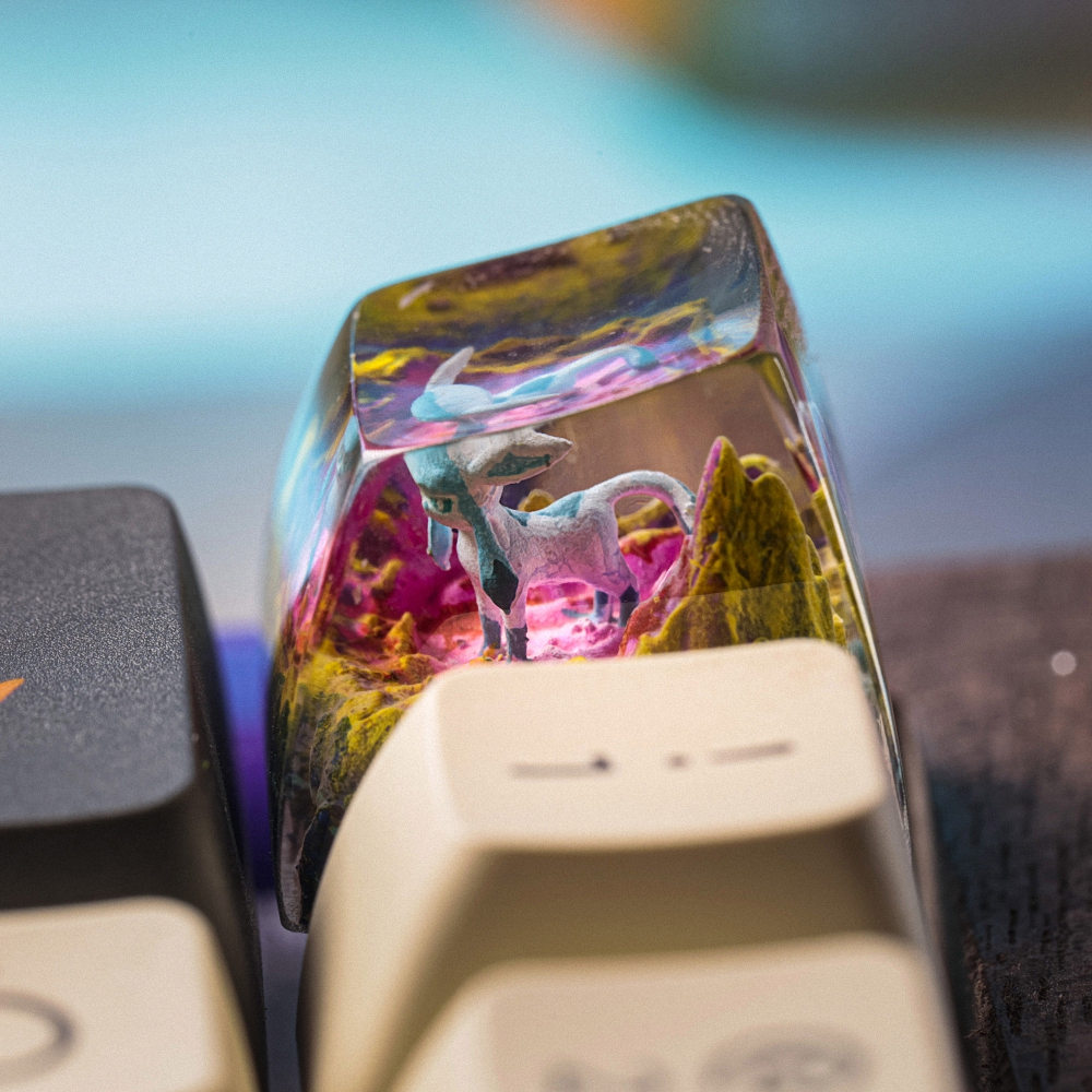 Pokemon - Glaceon Artisan Keycap Breakwooden