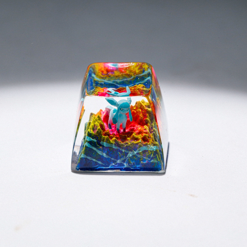 Pokemon - Glaceon Artisan Keycap Breakwooden 2