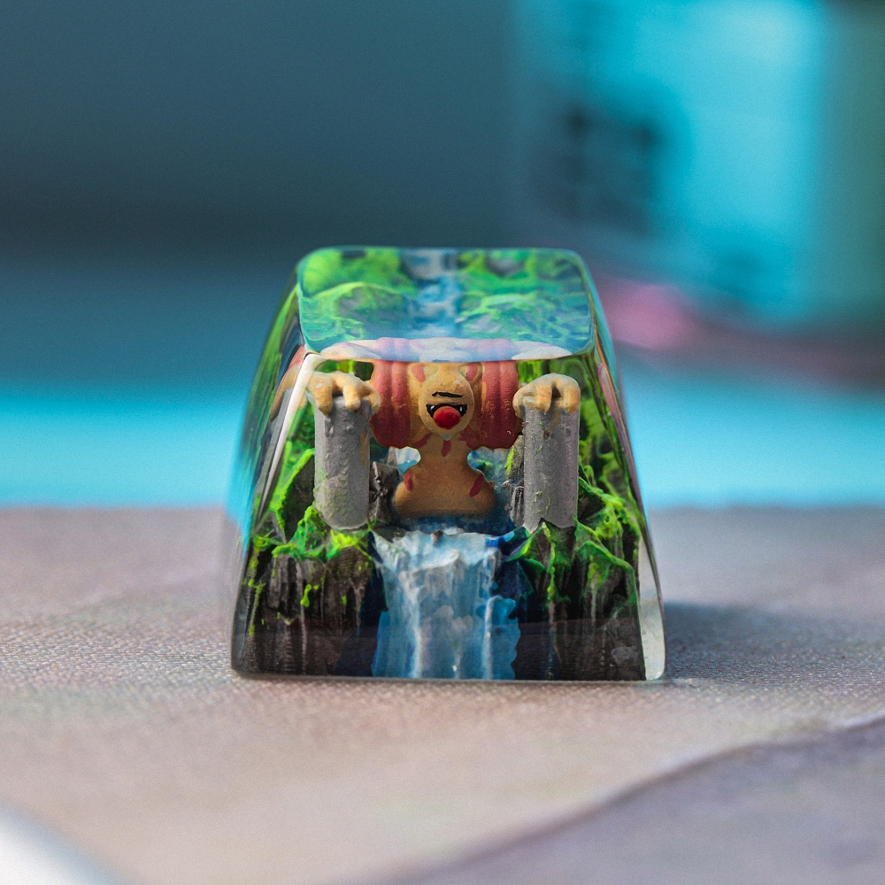 Pokemon - Gurdurr Artisan Keycap Breakwooden