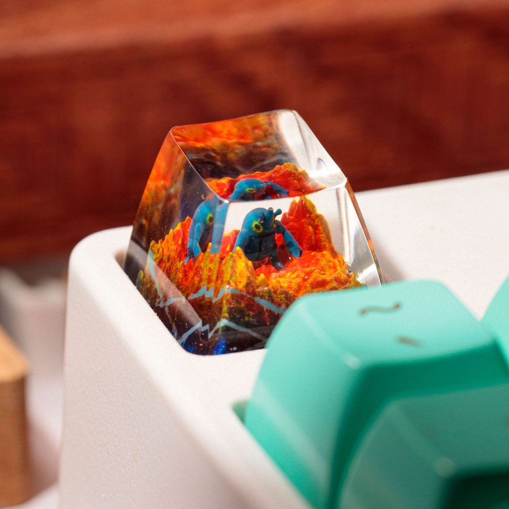 Pokemon - Heacross Artisan Keycap Breakwooden