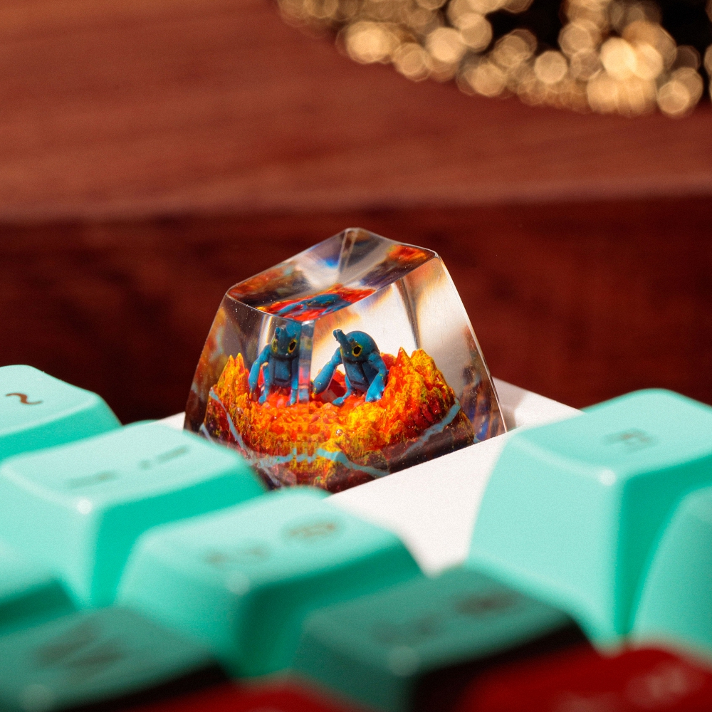 Pokemon - Heacross Artisan Keycap Breakwooden