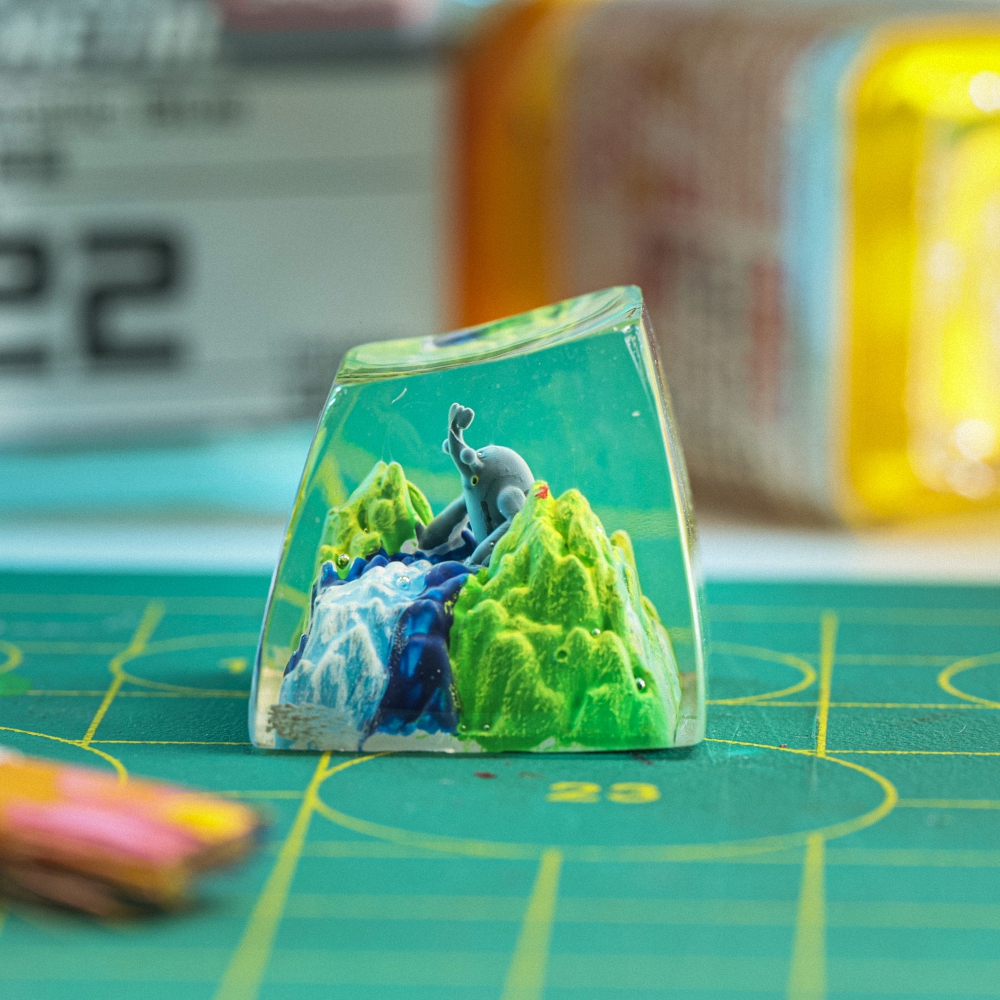 Pokemon - Heacross Artisan Keycap Breakwooden 3