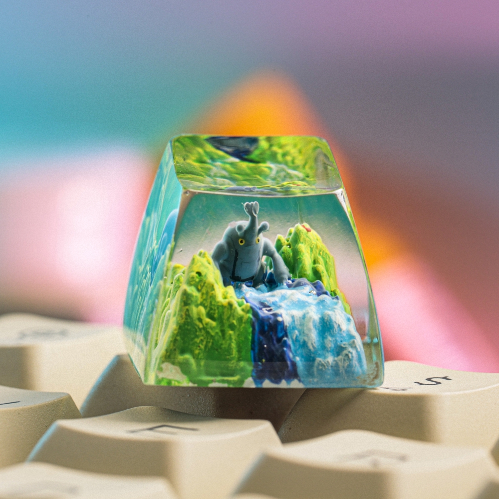 Pokemon - Heacross Artisan Keycap Breakwooden 4