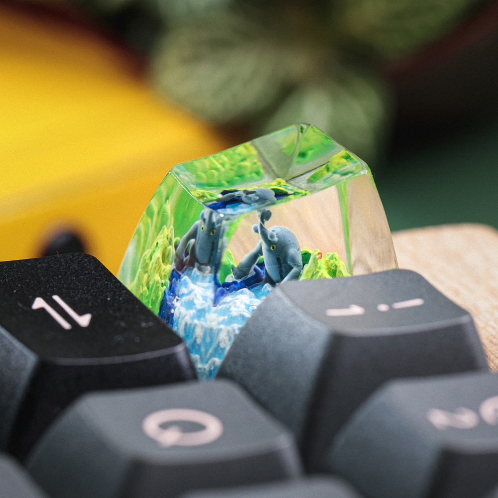 Pokemon - Heacross Artisan Keycap Breakwooden 7